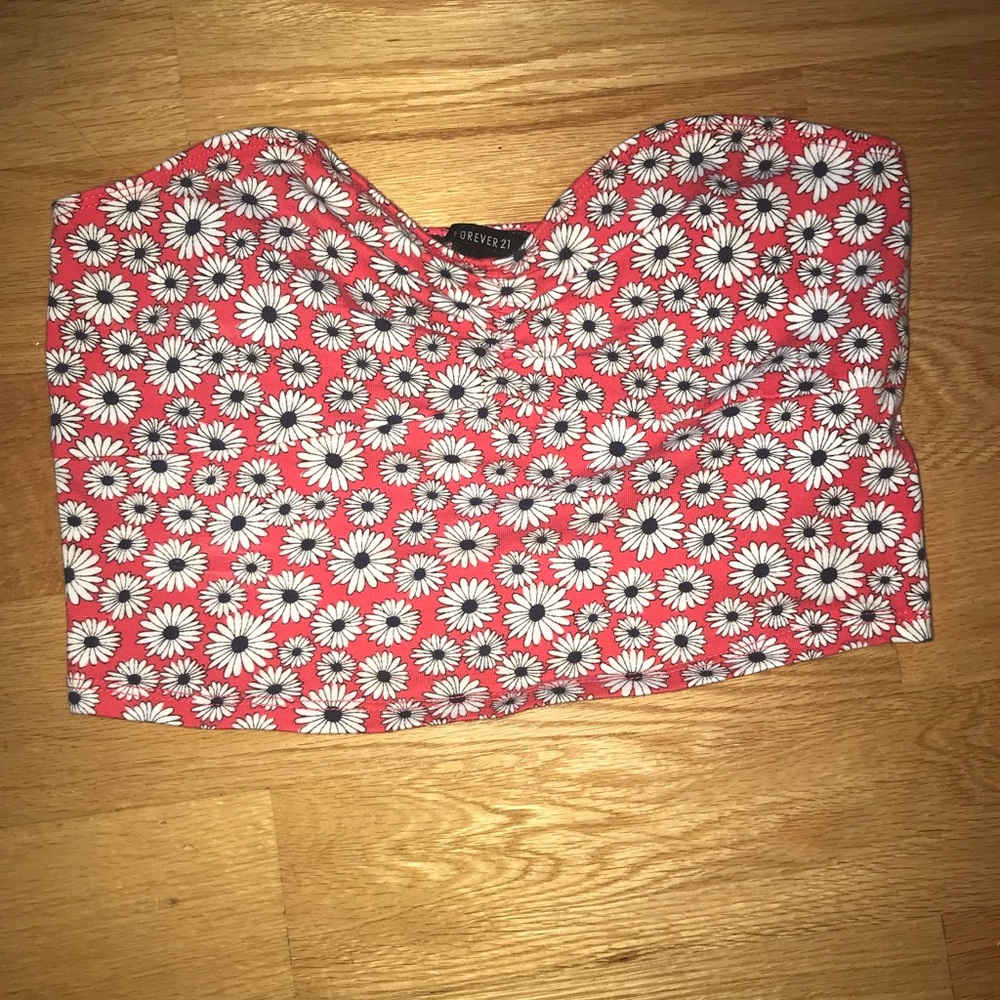 forever 21 bandeau top